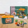 Park Dinozaurów Box - Zestaw stolik z dinozaurami 36el.
