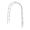 Pergola ogrodowa łuk uchwyt na róże kwiaty bluszcz pnącza metalowa 240 x 140 cm