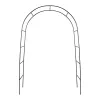 Pergola ogrodowa łuk uchwyt na róże kwiaty bluszcz pnącza metalowa 240 x 140 cm