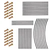 Pergola ogrodowa łuk uchwyt na róże kwiaty bluszcz pnącza metalowa 240 x 140 cm