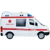 Karetka Pogotowia Zabawka dla Dzieci 1:16 | Efekty Świetlne i Dźwiękowe, Friction Power, Otwierane Drzwi | Auto Ratunkowe z Bateriami AG13 | Prezent d
