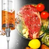 Nastrzykiwarka do Mięsa Strzykawka 3 Igły 50 ml Wędlin Szynki Szpryca Mięs