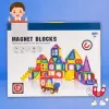 KLOCKI MAGNETYCZNE 3D ZAMEK I POJAZDY - DUŻY ZESTAW EDUKACYJNY 110 ELEMENTÓW