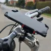 UCHWYT ROWEROWY ZACISKOWY NA TELEFON MONTOWANY NA KIEROWNICĘ ROWERU METAL