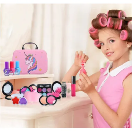 Kuferek z Kosmetykami dla Dziewczynki - Zestaw Beauty dla Małej Księżniczki