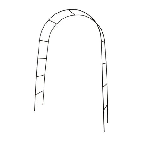 Pergola ogrodowa łuk uchwyt na róże kwiaty bluszcz pnącza metalowa 240 x 140 cm
