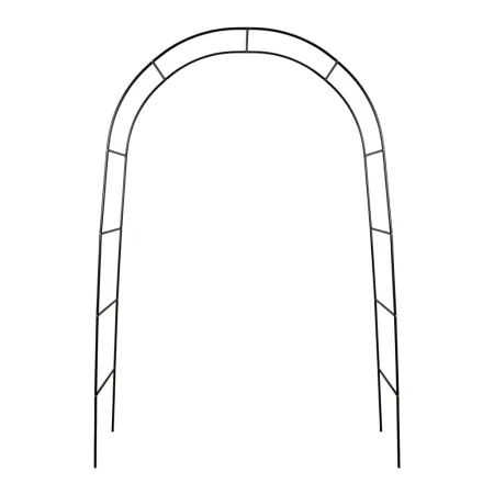 Pergola ogrodowa łuk uchwyt na róże kwiaty bluszcz pnącza metalowa 240 x 140 cm