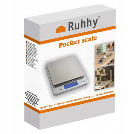 WAGA KUCHENNA GRAMOWA PRECYZYJNA JUBILERSKA ELEKTRONICZNA 2000g 2kg/0,1g