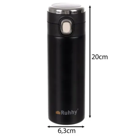 Nowoczesny kubek termiczny z wyświetlaczem LED 420 ml